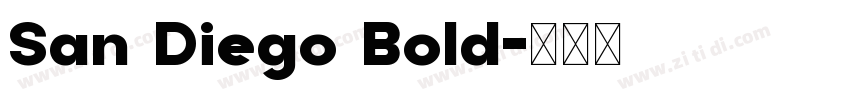 San Diego Bold字体转换